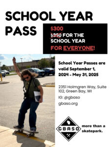 School Year Pass flyer