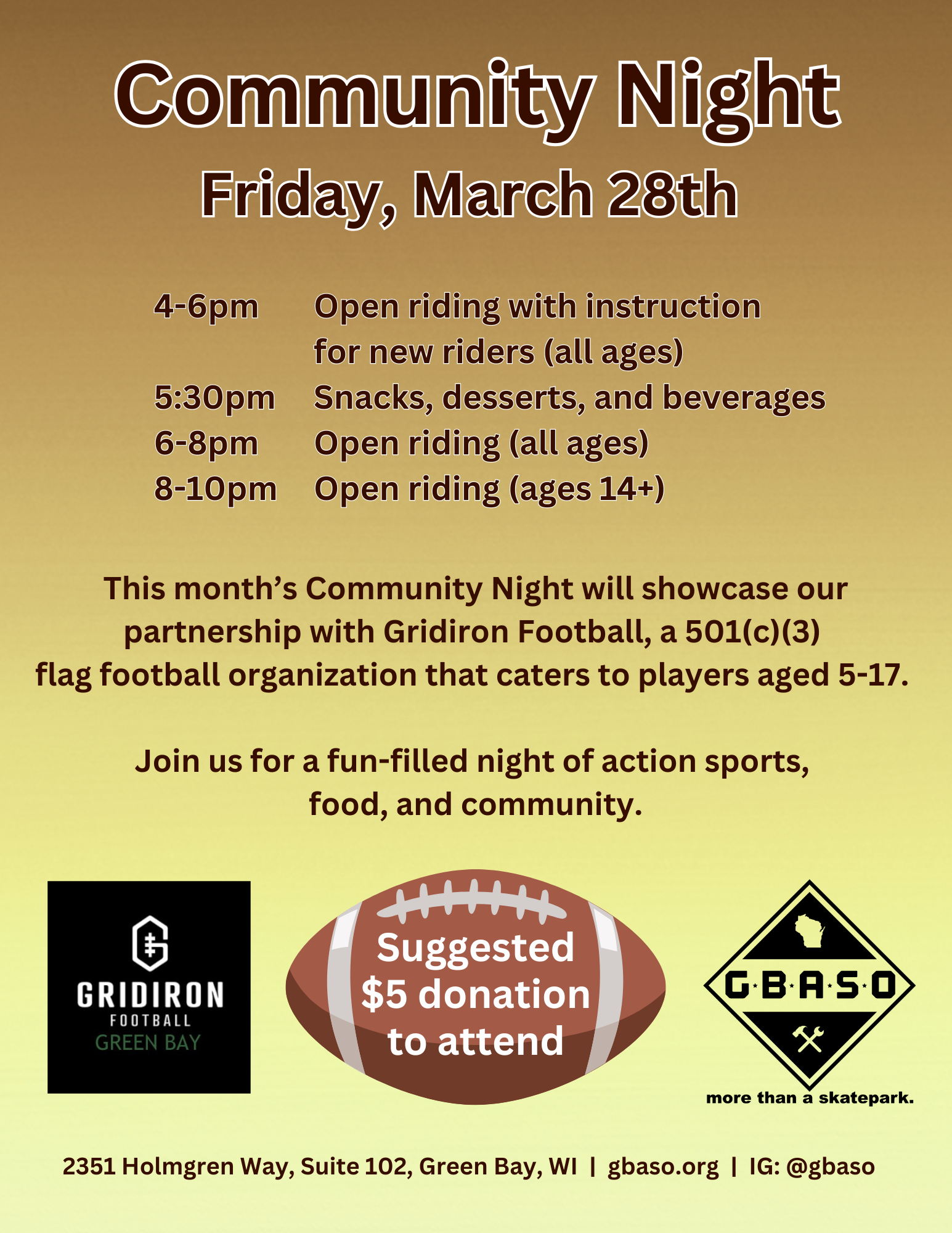 Community Night - March 2025