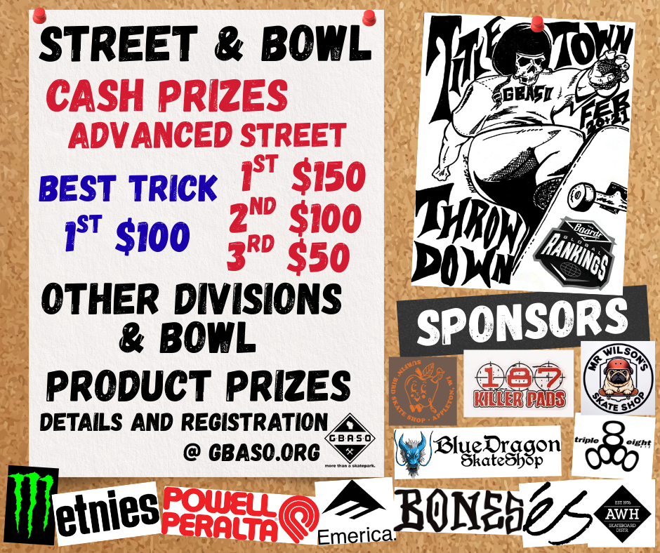 Titletown Throw Down Prizes & Sponsors