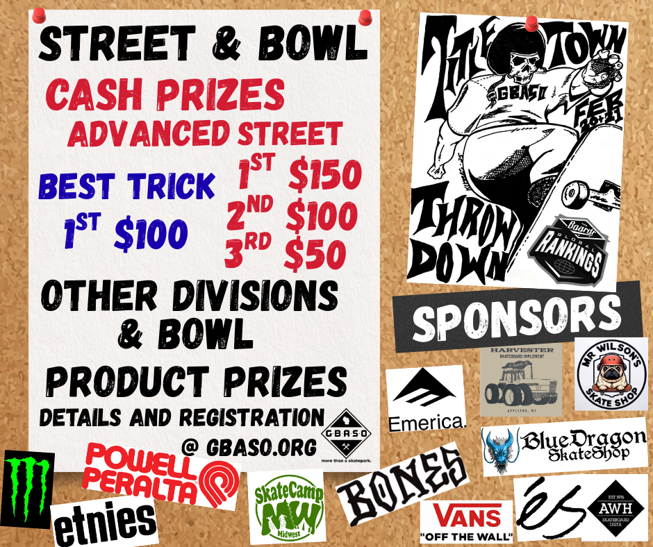 Titletown Throw Down Prizes & Sponsors