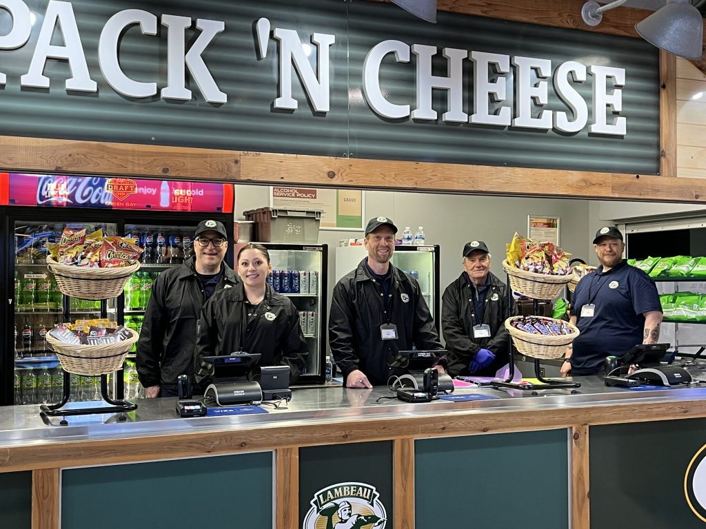 GBASO Concessions Team at Lambeau Field